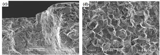 圖12-13 (c、d、e)斷口微觀形貌