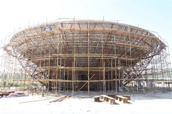 天問(wèn)一號(hào)火星探測(cè)器，70米天線（GRAS-4）制造過(guò)程圖