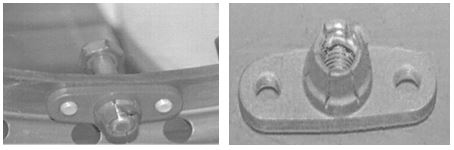 裝配后開裂形貌，螺母的開裂形貌