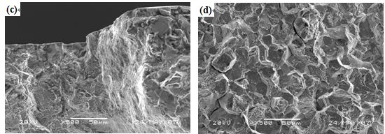 圖12-13 (c、d、e)斷口微觀形貌