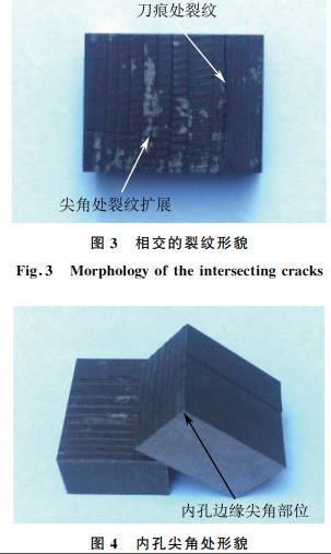 圖４ 內孔尖角處形貌